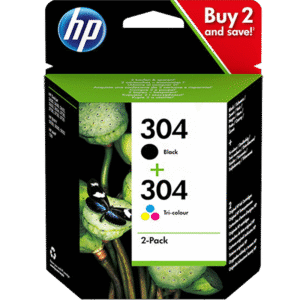 Tinta HP 304 Pack Negro/Tricolor 3JB05AE