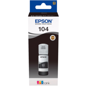 Tinta EPSON Ecotank 104 negro_C13T00P140
