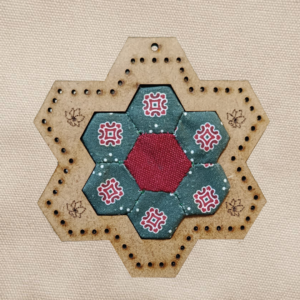 Colgante de hexágonos